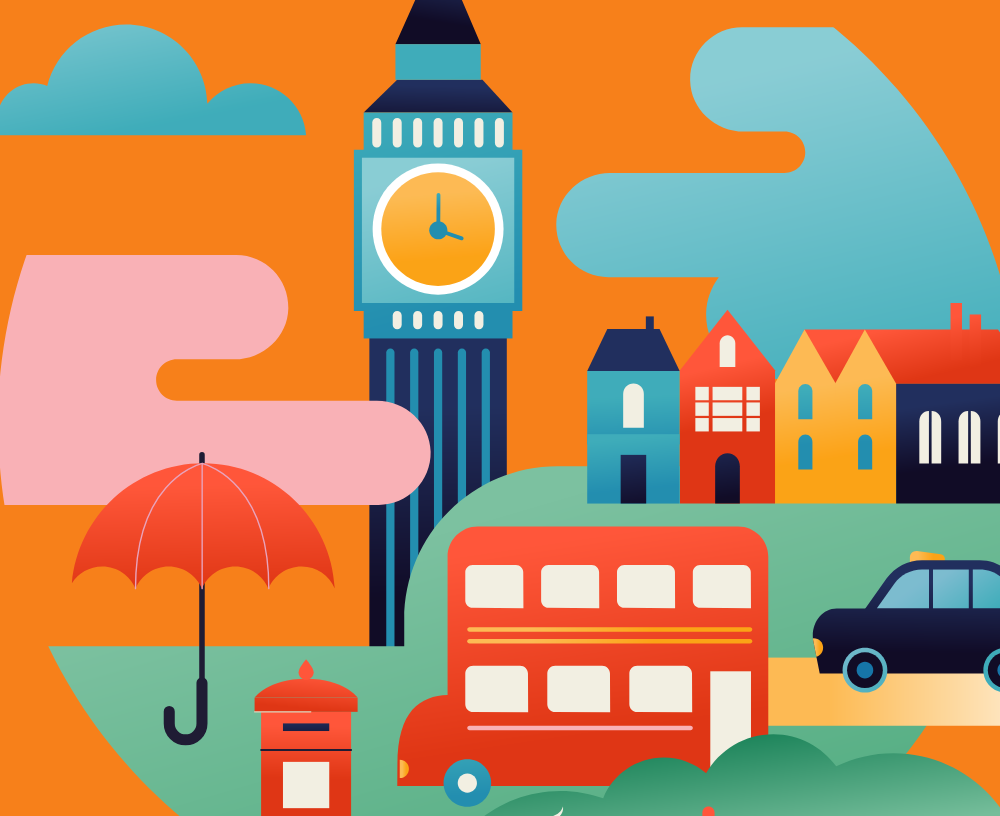 Illustration de Londres avec Big Ben