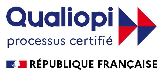 Logo Qualiopi avec drapeau français